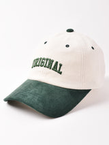 【2色展開】刺繍 コーデュロイキャップ 【ORIGINAL】