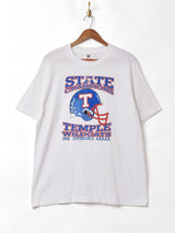 アメリカ製 アメフト 両面プリントTシャツ