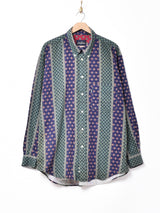 コモン柄 長袖シャツ