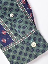 コモン柄 長袖シャツ