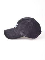 【2色展開】刺繍 コーデュロイキャップ 【WHAT】