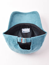 【2色展開】刺繍 コーデュロイキャップ 【WHAT】