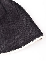 【2色展開】ワイドリブ クロッシェハット