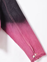 ツーカラー カットオフデニムジャケット