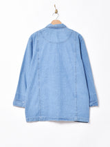 ボタンデザイン デニムジャケット