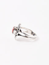 【2色展開】ハートストーン ネイティブデザインリング