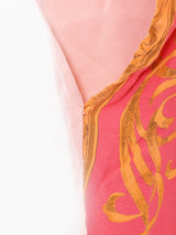 後染め エンブレムプリント半袖トップス