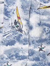 総柄 半袖シャツ