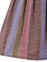 アメリカ製 ストライプ リネンスカート