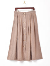 フレアリネンスカート