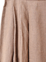 フレアリネンスカート