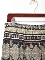 総柄 シアースカート