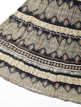 総柄 シアースカート