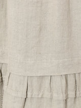 ティアード リネンスカート