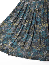 花柄 フレアスカート