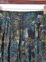 花柄 フレアスカート