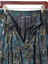 花柄 フレアスカート