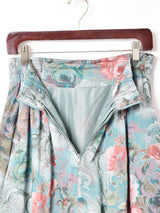 花柄 フレアスカート