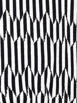 総柄 ダブルボタン ニットカーディガン