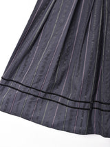 ストライプ チロルスカート