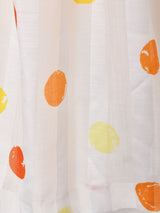 ドット柄 フレアスカート