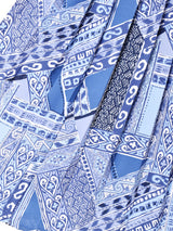 総柄 プリーツスカート