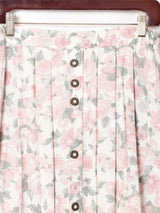 花柄 フレアスカート