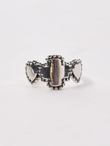 クロス×ハート シルバーリング