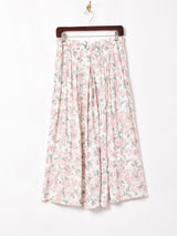 花柄 フレアスカート