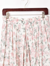 花柄 フレアスカート