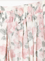 花柄 フレアスカート