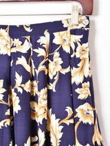 アメリカ製 花柄 フレアスカート