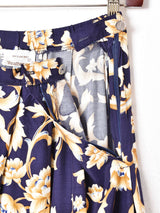 アメリカ製 花柄 フレアスカート