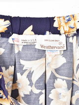 アメリカ製 花柄 フレアスカート