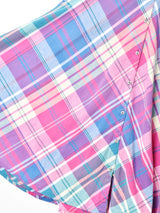 チェック柄サーキュラースカート