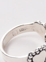 クロス×ハート シルバーリング