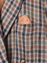 ダブル チェック柄ジャケット