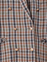 ダブル チェック柄ジャケット