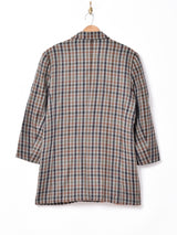 ダブル チェック柄ジャケット