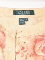 Ralph Lauren 花柄 リネンスカート
