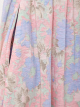 花柄フレアスカート