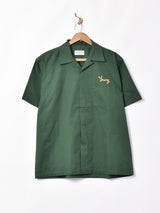 【2色展開】Backers半袖チェーンステッチシャツ