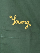 【2色展開】Backers半袖チェーンステッチシャツ