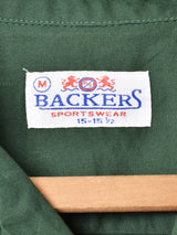 【2色展開】Backers半袖チェーンステッチシャツ