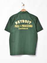 【2色展開】Backers半袖チェーンステッチシャツ