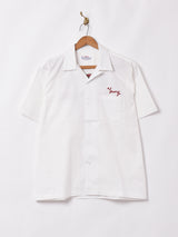 【2色展開】Backers半袖チェーンステッチシャツ