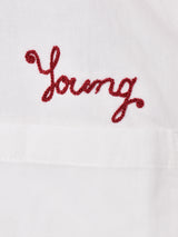 【2色展開】Backers半袖チェーンステッチシャツ