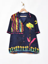 ペイントプリント 半袖シャツ