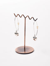 ハートモチーフ フックピアス