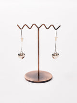 ハートモチーフ フックピアス